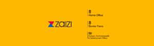 Zaizi, Home Office, Border force and FCDO logos